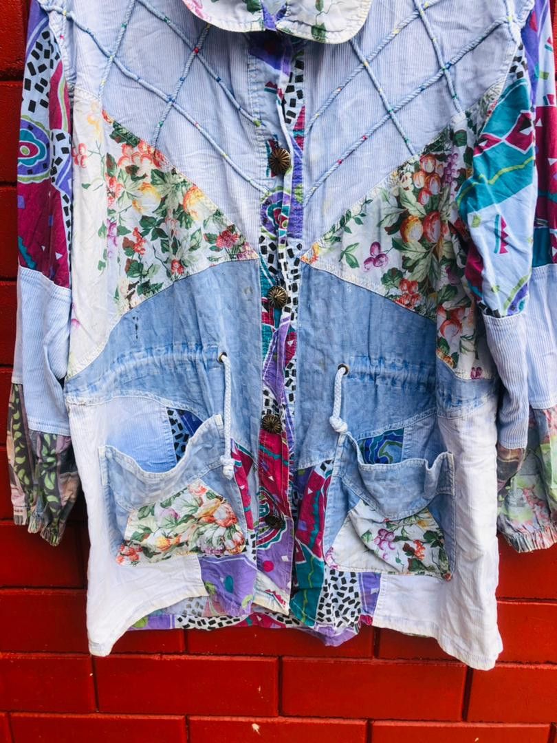 Japanese Brand Vintage Floral Japanese Designer Fashion Style Jacket Size US L / EU 52-54 / 3 - 4 Thumbnail
