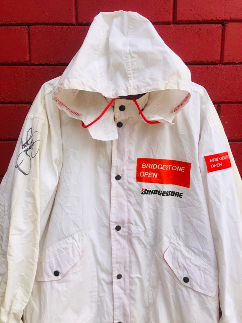 Japanese Brand Vtg Bridgestone Open with Signature Designer Fashion Size US XL / EU 56 / 4 - 3 Thumbnail