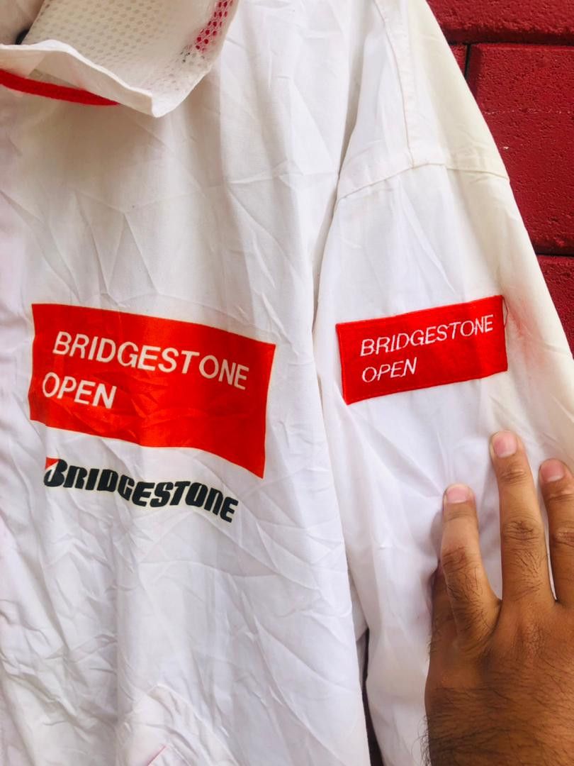 Japanese Brand Vtg Bridgestone Open with Signature Designer Fashion Size US XL / EU 56 / 4 - 6 Thumbnail