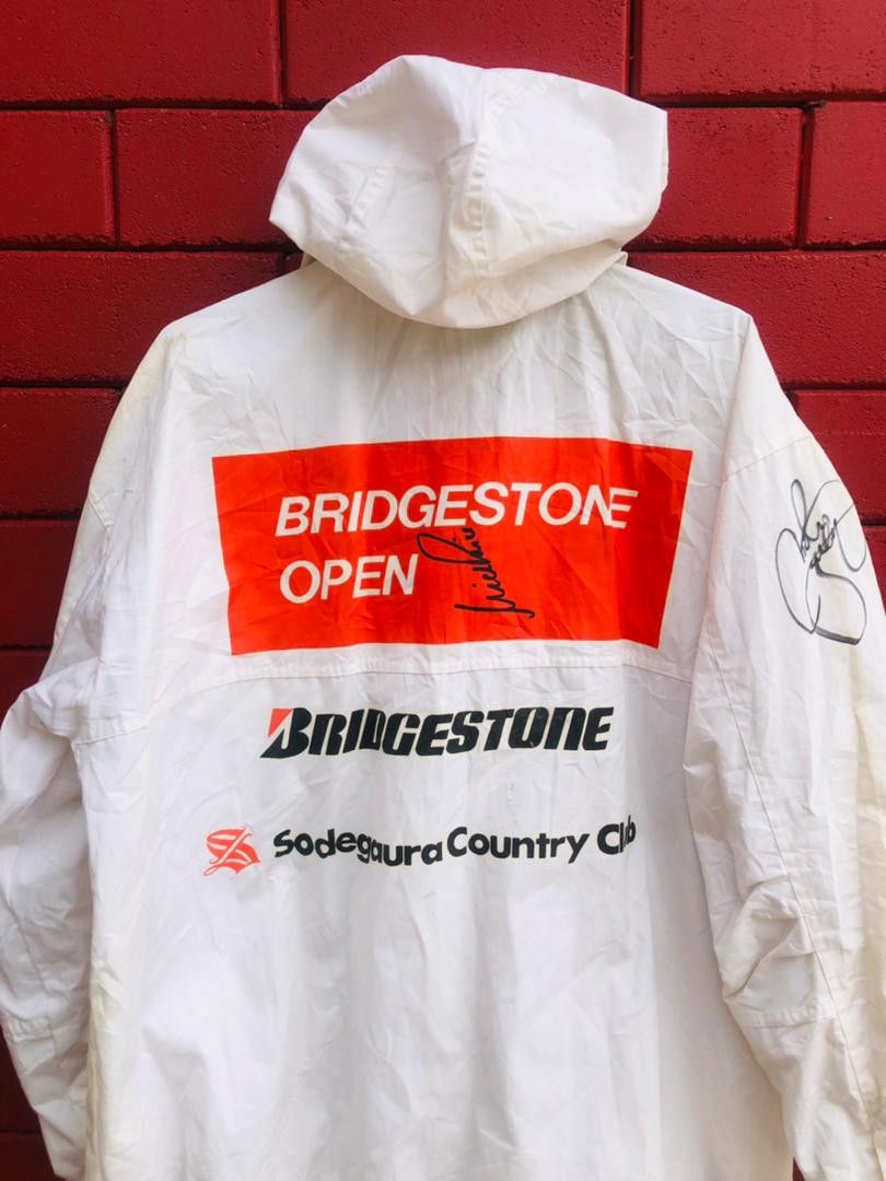 Japanese Brand Vtg Bridgestone Open with Signature Designer Fashion Size US XL / EU 56 / 4 - 4 Thumbnail