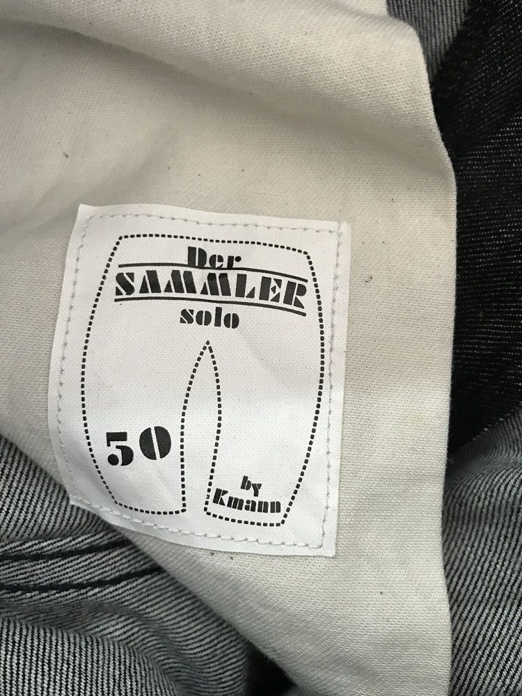 Vintage SAMMLER Japan Double Waist Denim Jeans Size US 34 / EU 50 - 19 Thumbnail