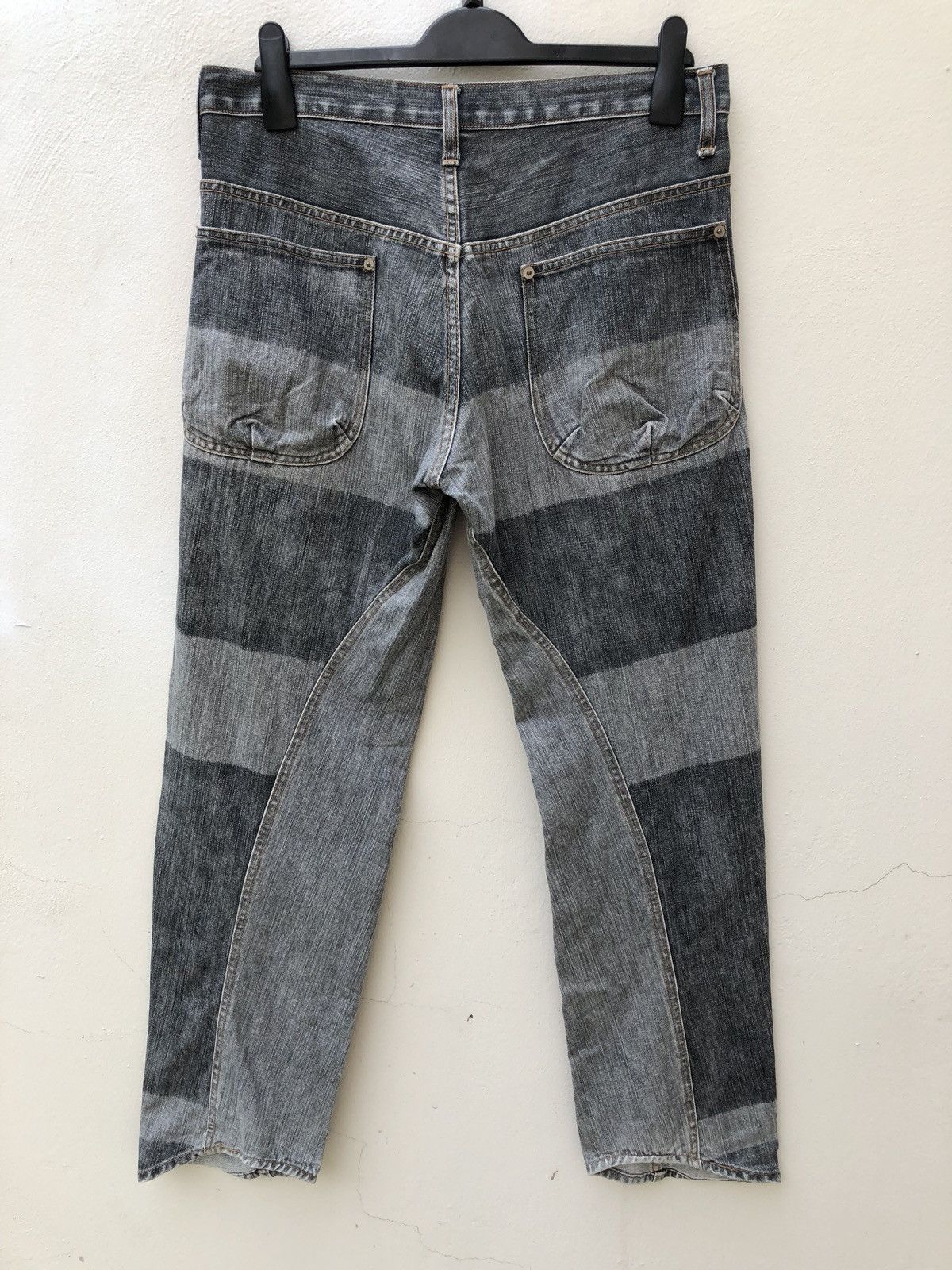 Vintage Japan Brand Community Border Striped Denim Jeans Size US 32 / EU 48 - 6 Thumbnail