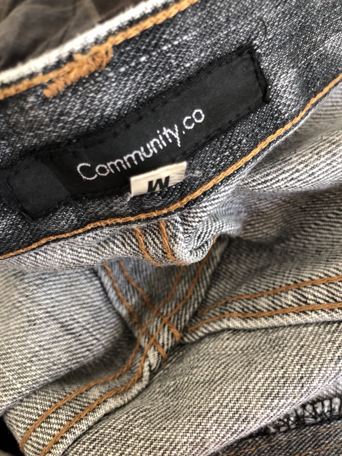 Vintage Japan Brand Community Border Striped Denim Jeans Size US 32 / EU 48 - 14 Thumbnail