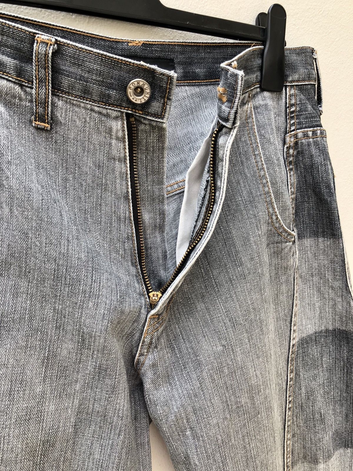 Vintage Japan Brand Community Border Striped Denim Jeans Size US 32 / EU 48 - 12 Thumbnail