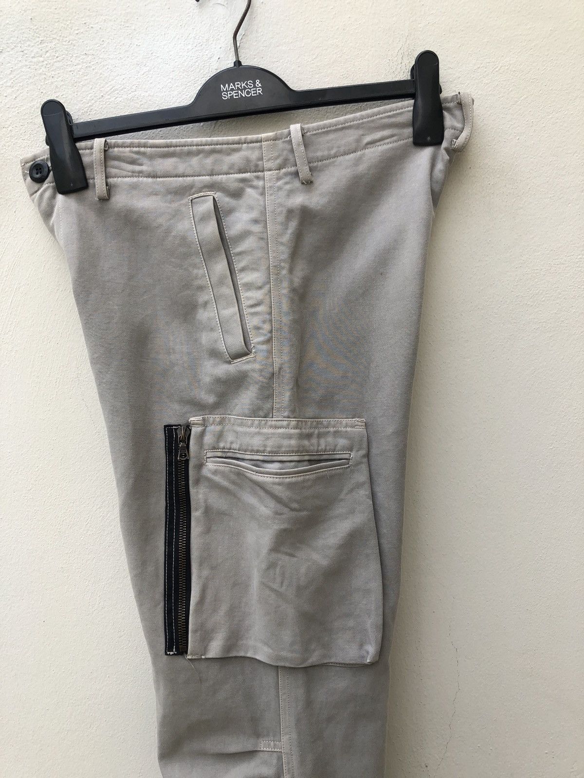 wjk WJK Made in Japan Zippers Hem Cargo Trouser Size US 31 - 12 Thumbnail