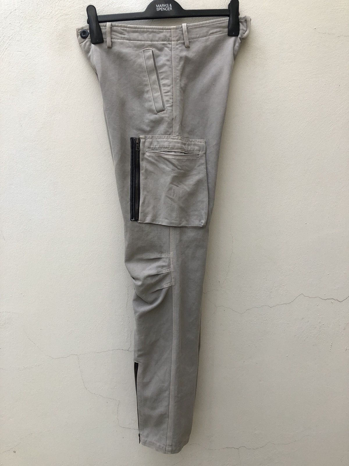 wjk WJK Made in Japan Zippers Hem Cargo Trouser Size US 31 - 11 Thumbnail