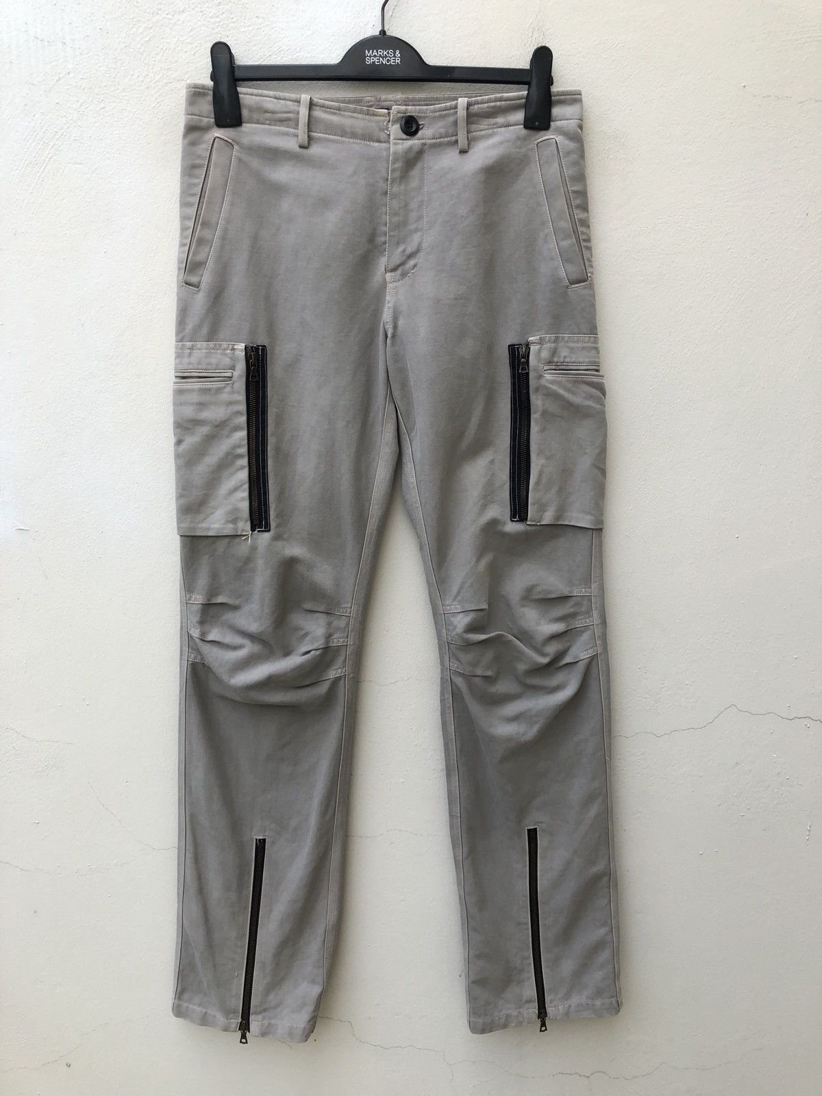 wjk WJK Made in Japan Zippers Hem Cargo Trouser Size US 31 - 1 Thumbnail