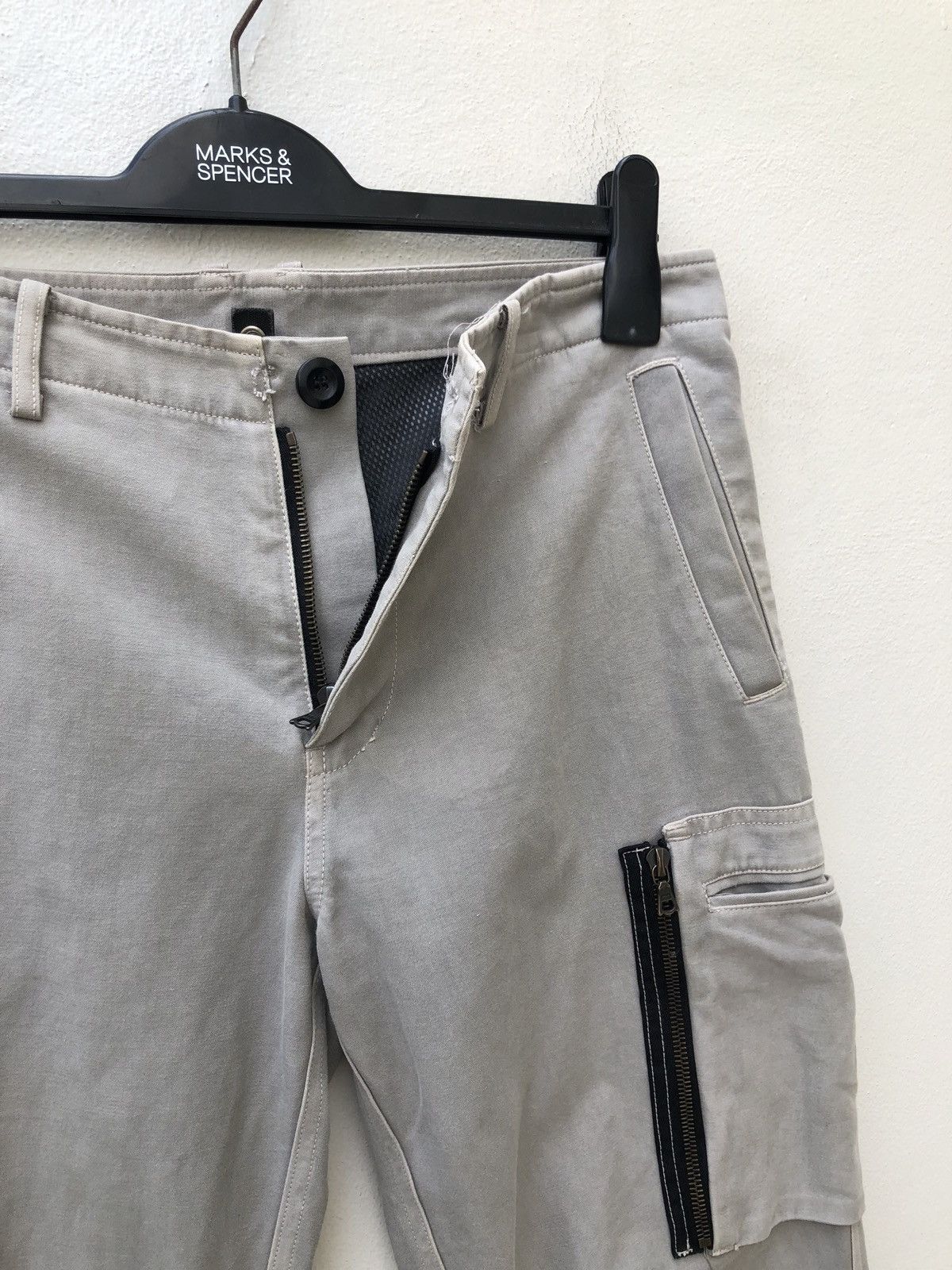 wjk WJK Made in Japan Zippers Hem Cargo Trouser Size US 31 - 4 Thumbnail