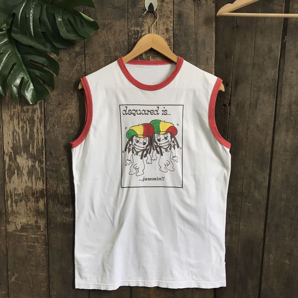 Dsquared2 × Vintage Dsquared is Jammin tanktop | Grailed