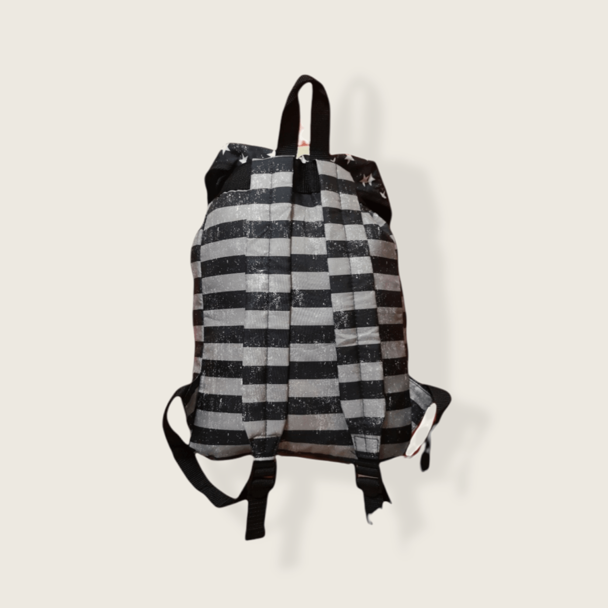 Japanese Brand VINTAGE X-GIRL STRIPES RUCKSACK/DAYPACK Size ONE SIZE - 4 Thumbnail