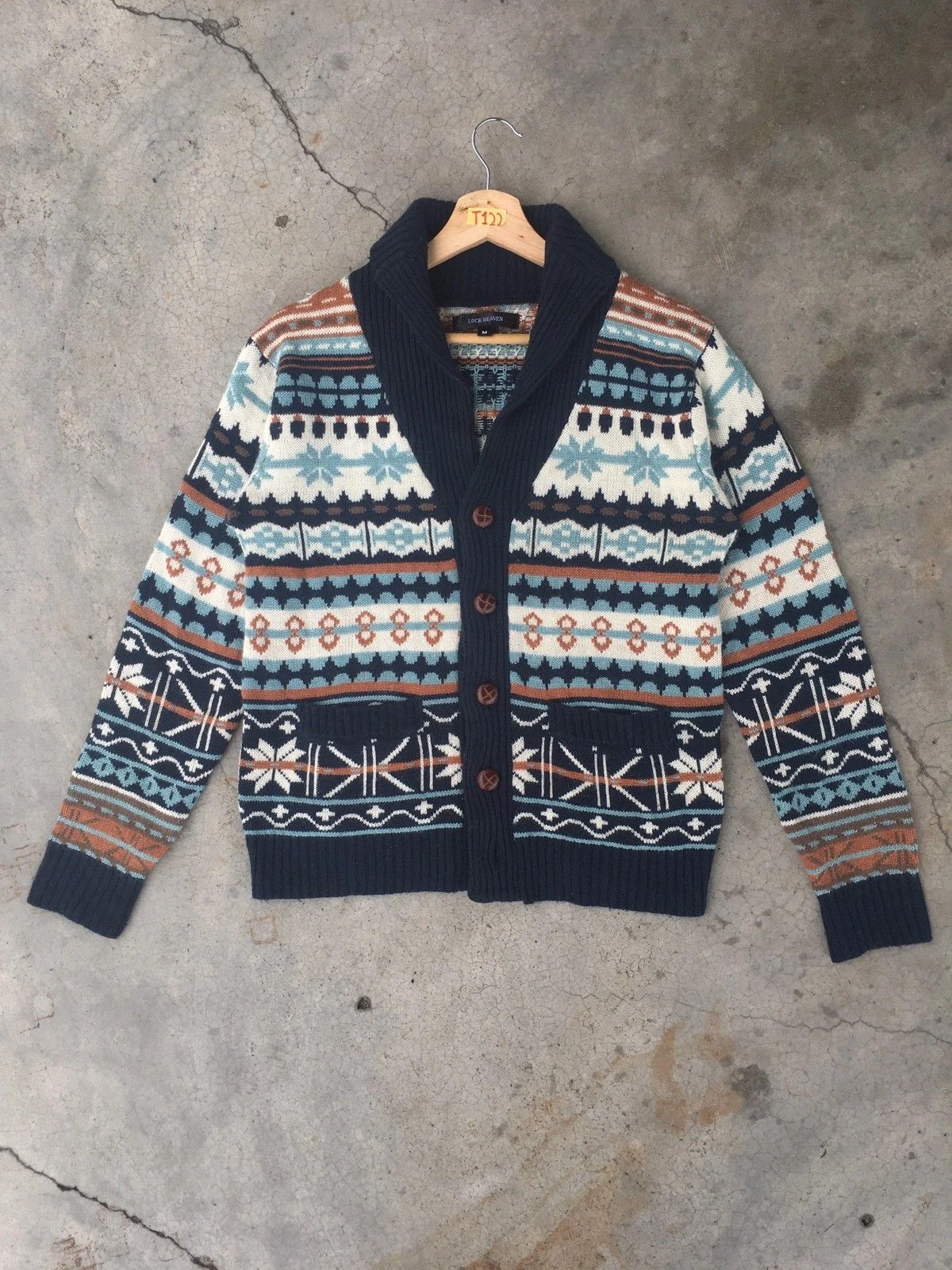 📌LOCK HEAVEN Pullover Knit/Cardigan Pattern Like Navajo - Main Image
