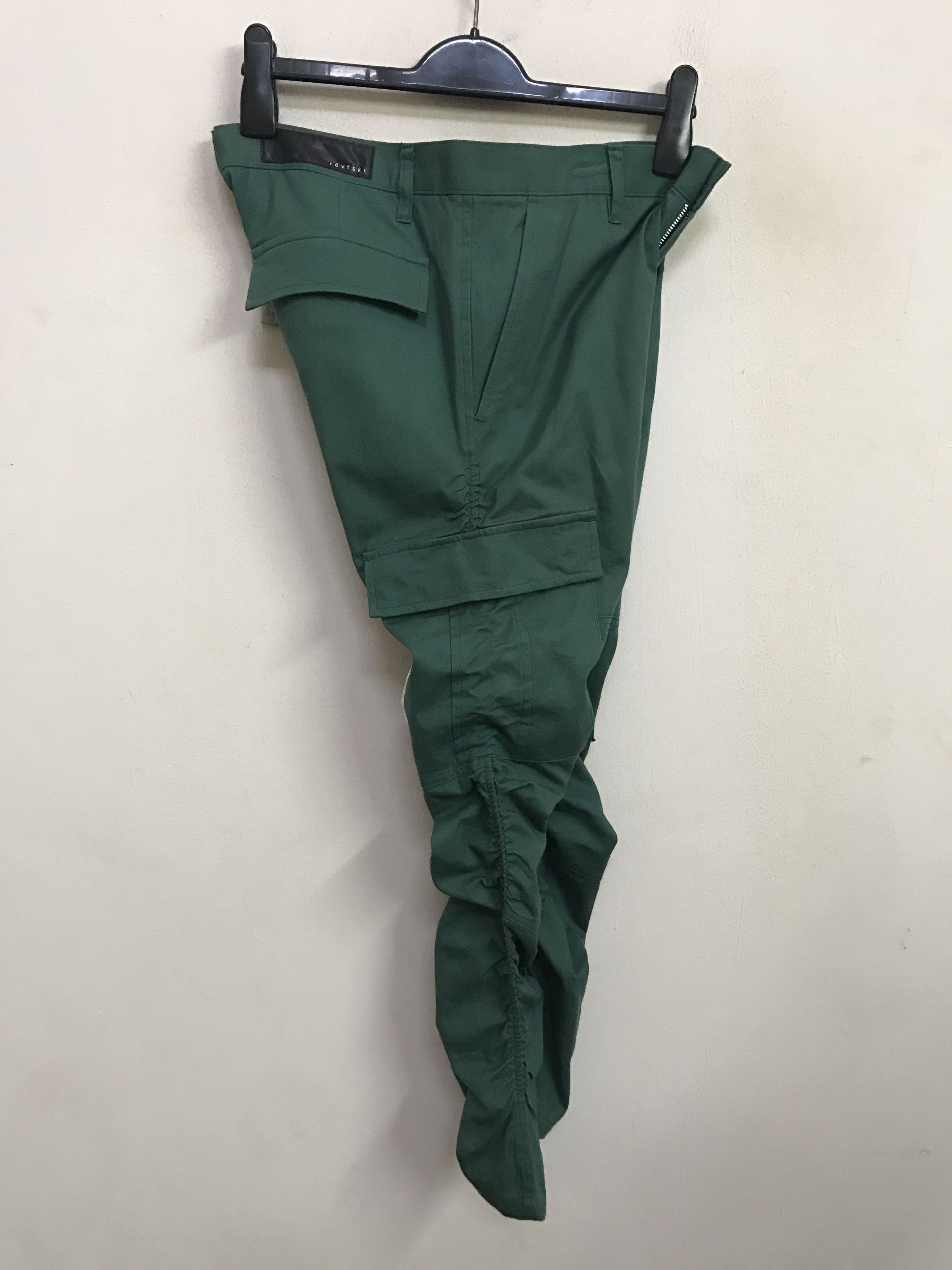 Designer × Japanese Brand ROVTSKI Made in Japan Wrinkle Leg Cargo Trouser Pant Size US 32 / EU 48 - 4 Thumbnail