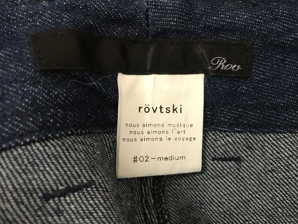 Vintage rovtski Japan Drop Crotch Tappered Leg Cargo Trouser Denim Size US 34 / EU 50 - 14 Thumbnail