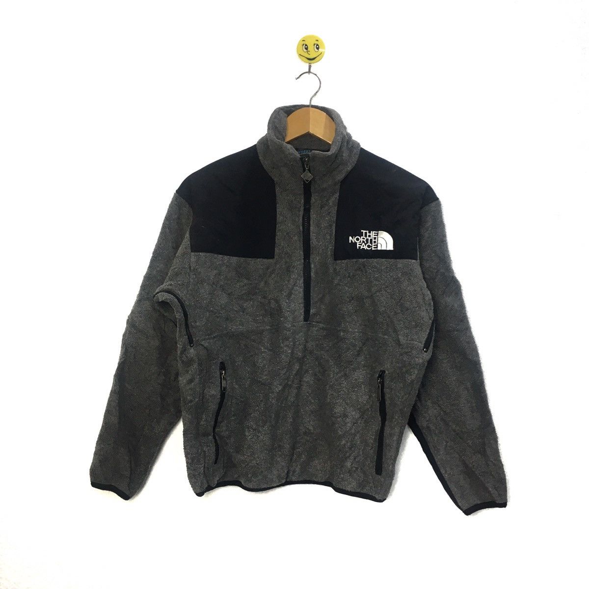 Vintage 90s The North Face Sweater Black and Grey
