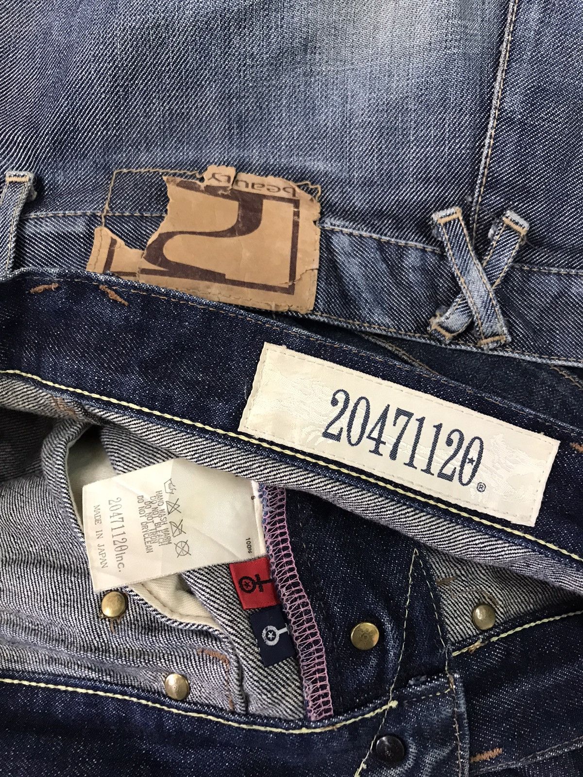 20471120 × Beauty Beast AW99 20471120 SIX POCKET DENIM PANTS Size US 30 / EU 46 - 17 Thumbnail