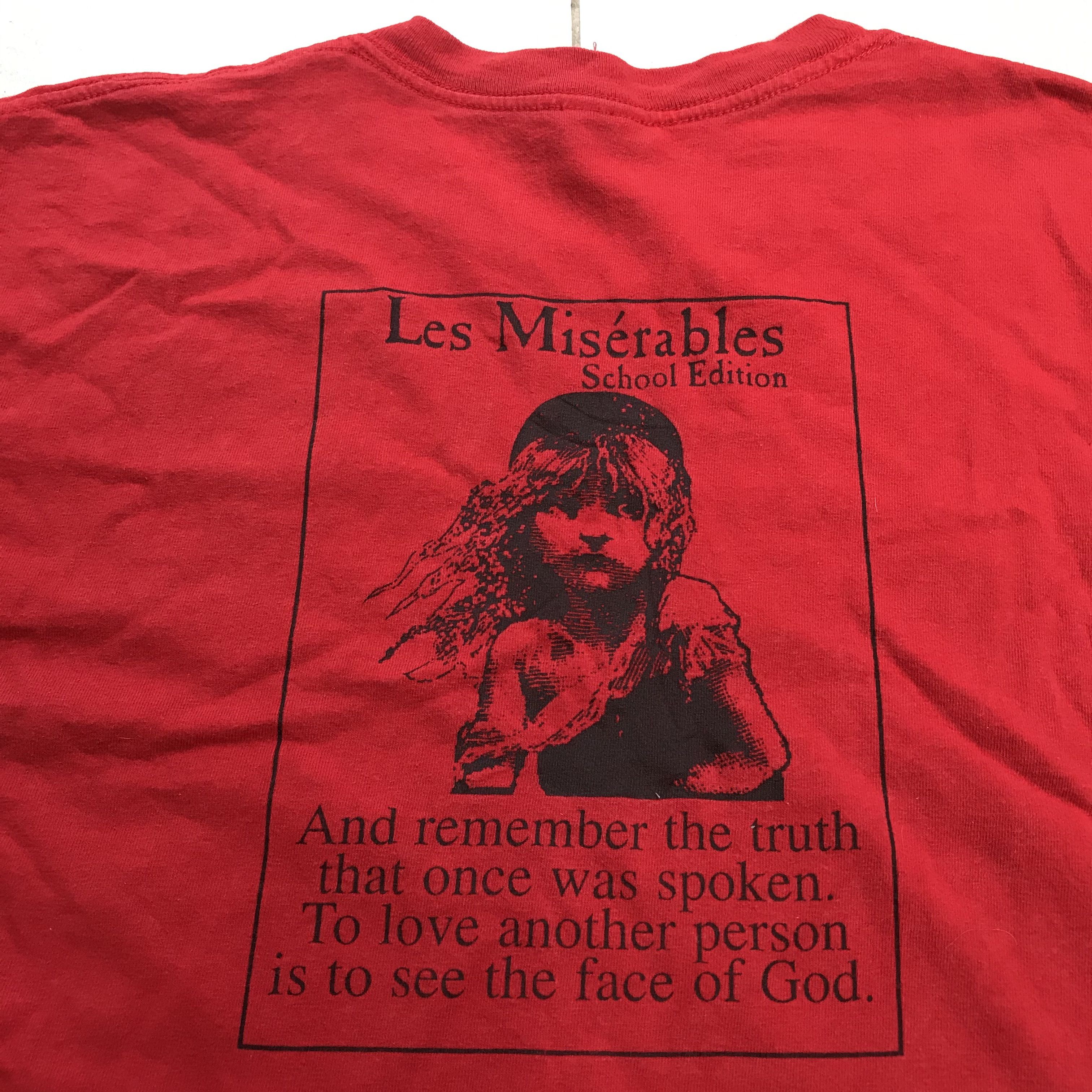 Vintage Vtg Les Miserables School Edition New Wine 2005 Tee Shirt Size US L / EU 52-54 / 3 - 1 Thumbnail