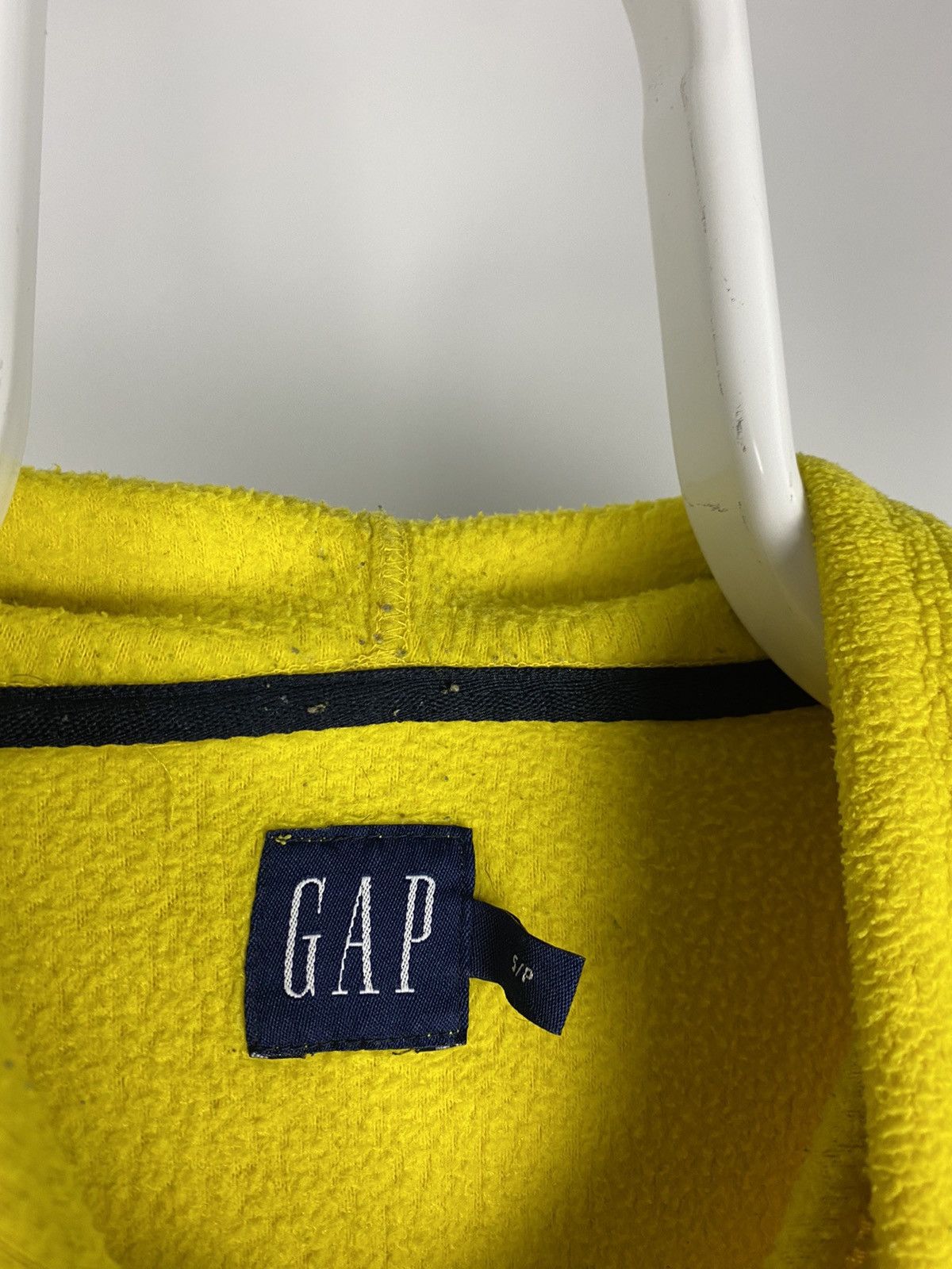 Gap × Vintage Gap vintage big logo spell out blue yellow fleece hoodie Size US S / EU 44-46 / 1 - 3 Thumbnail