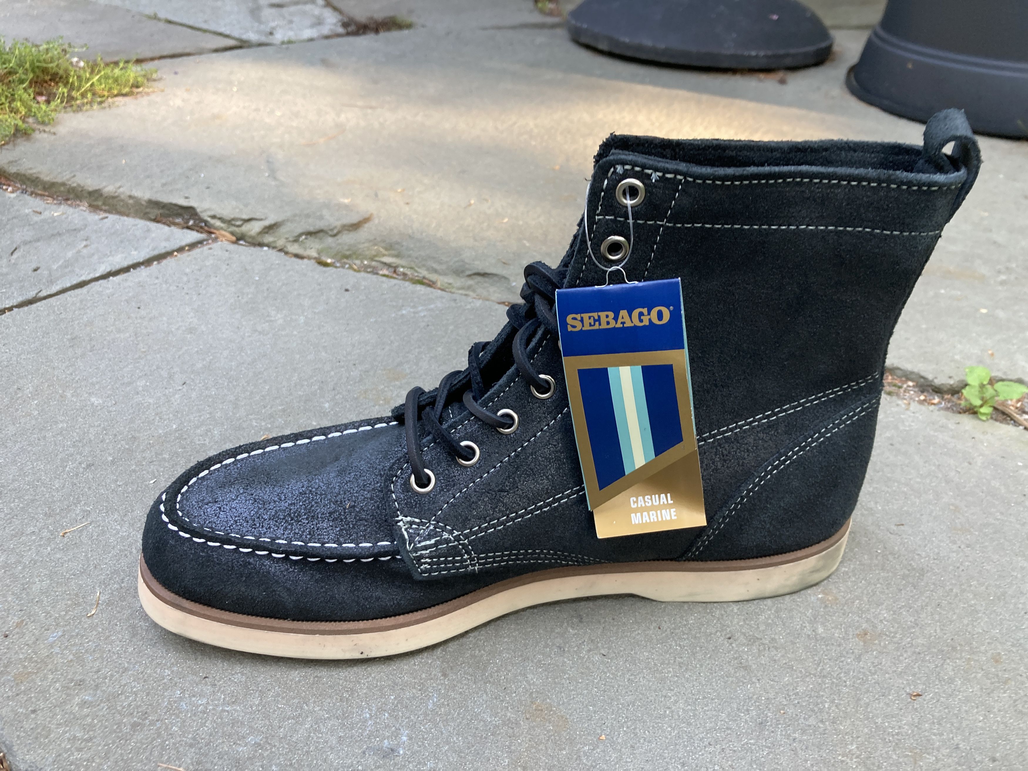 Sebago Sebago Fairhaven rough-out leather deck boots | Grailed