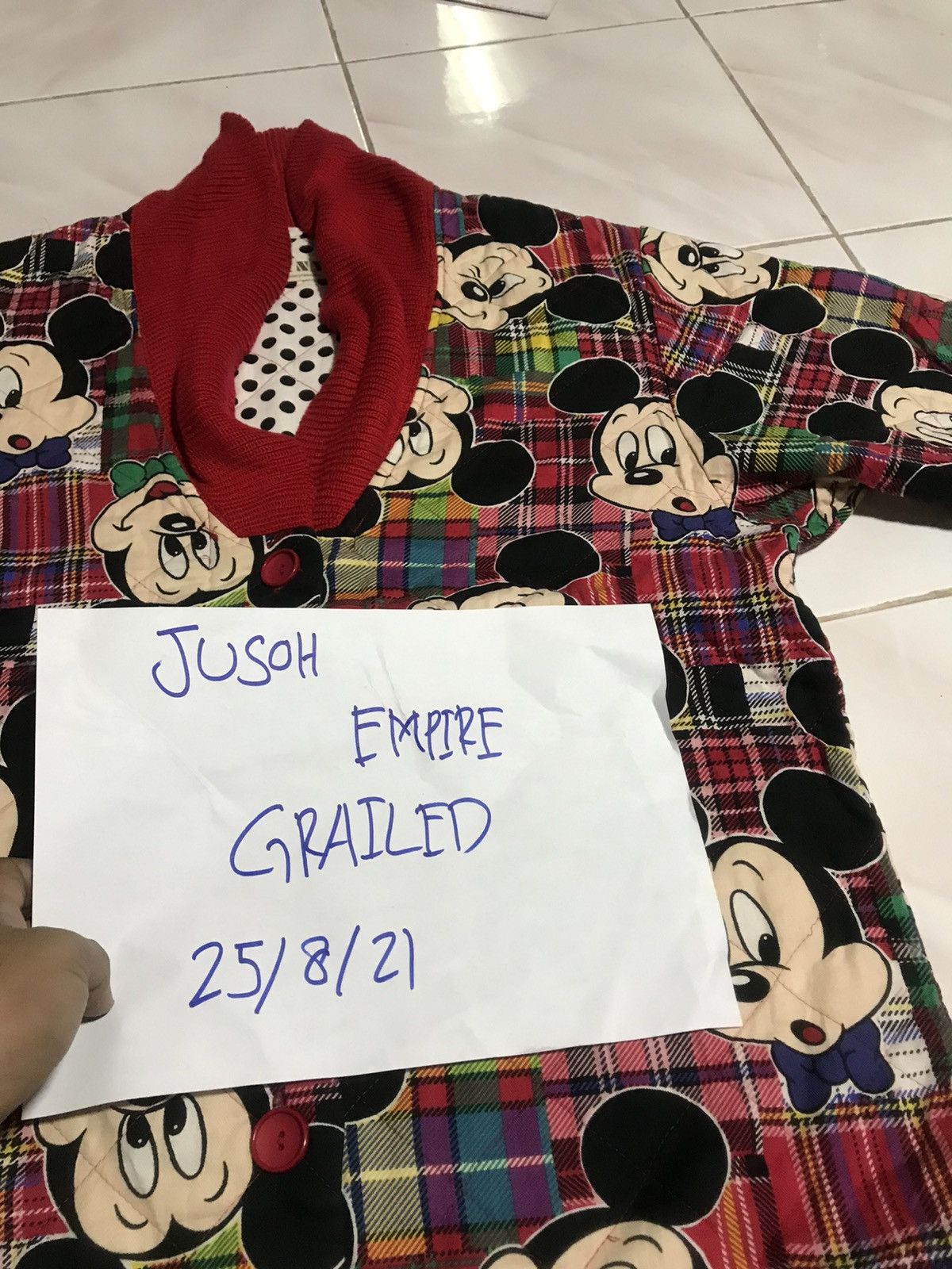 Disney × Mickey Mouse × Vintage MICKEY MOUSE FULLPRINTS VINTAGE BY DISNEY Size US L / EU 52-54 / 3 - 8 Thumbnail