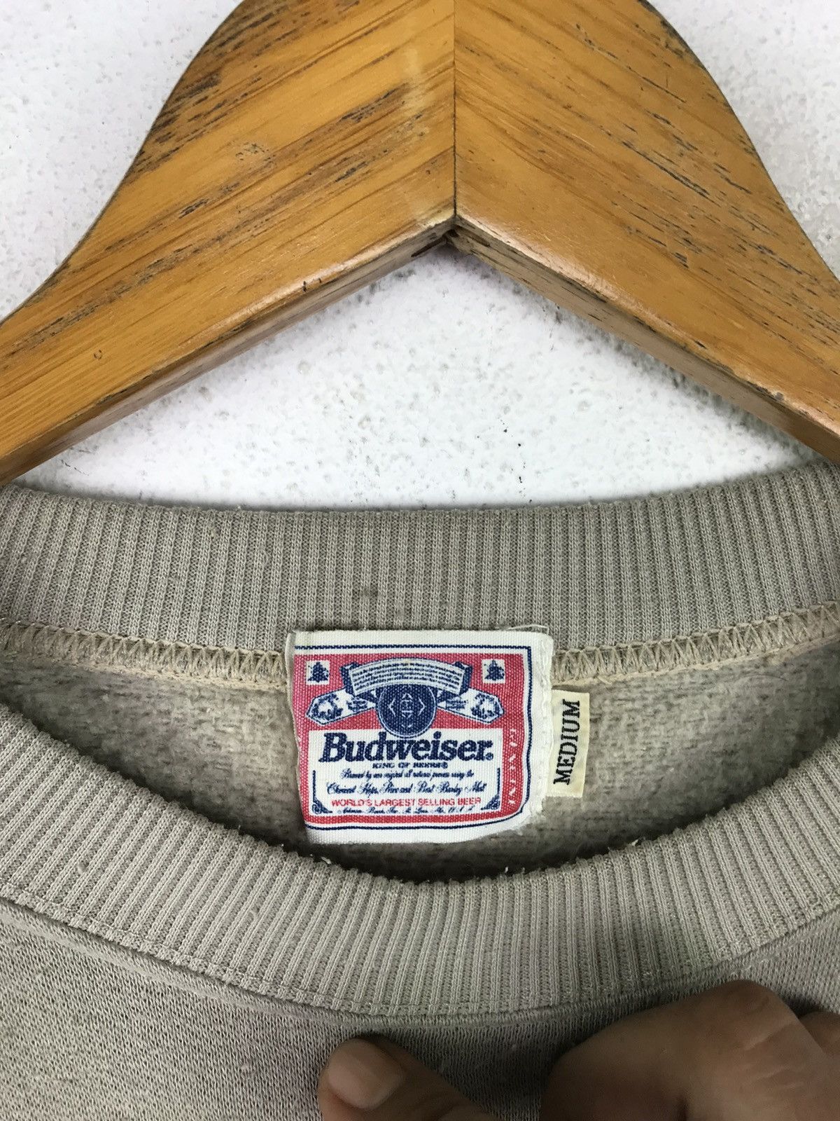 Vintage VINTAGE BUDWEISER SWEATSHIRT Size US M / EU 48-50 / 2 - 6 Thumbnail