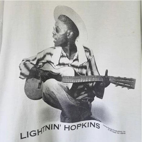 Band Tees × Vintage Rare Vintage '00 Lightnin' Hopkins Size US XL / EU 56 / 4 - 3 Thumbnail