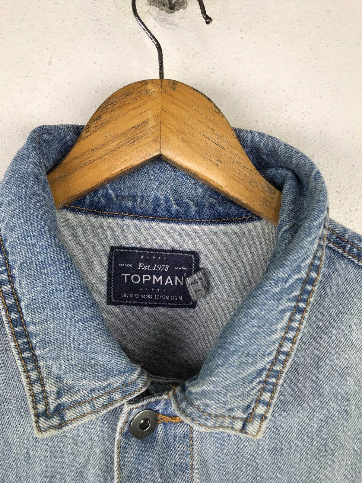 Topman TOP MAN DENIME VEST STYLE Size US M / EU 48-50 / 2 - 6 Thumbnail