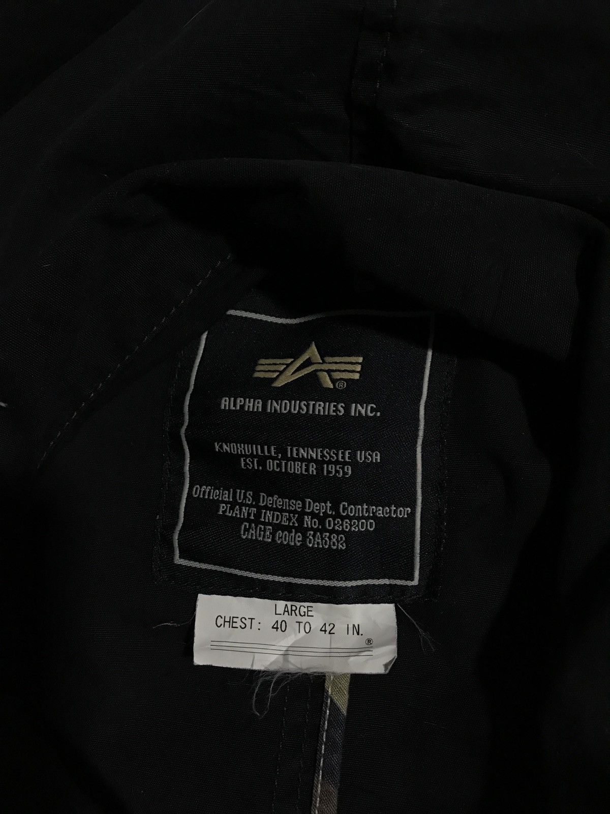 ALPHA INDUSTRIES MILITARY FIELD PARKA STYLE JACKET