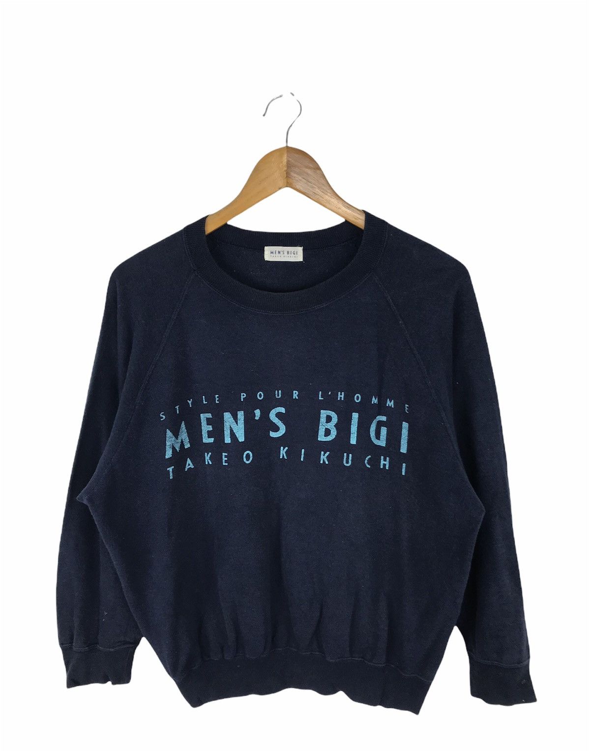BIGI × Takeo Kikuchi × Vintage STYLE POUR HOMME MENS BIGI TAKEO KIKUCHI SWEATSHIRT Size US M / EU 48-50 / 2 - 1 Thumbnail
