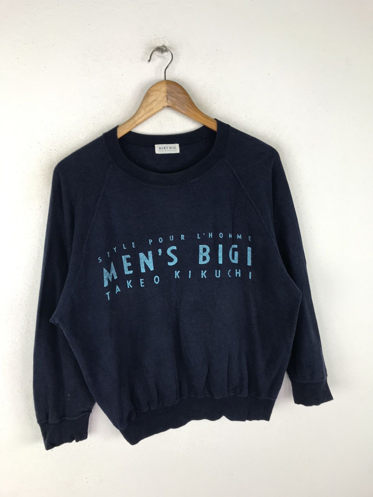BIGI × Takeo Kikuchi × Vintage STYLE POUR HOMME MENS BIGI TAKEO KIKUCHI SWEATSHIRT Size US M / EU 48-50 / 2 - 3 Thumbnail