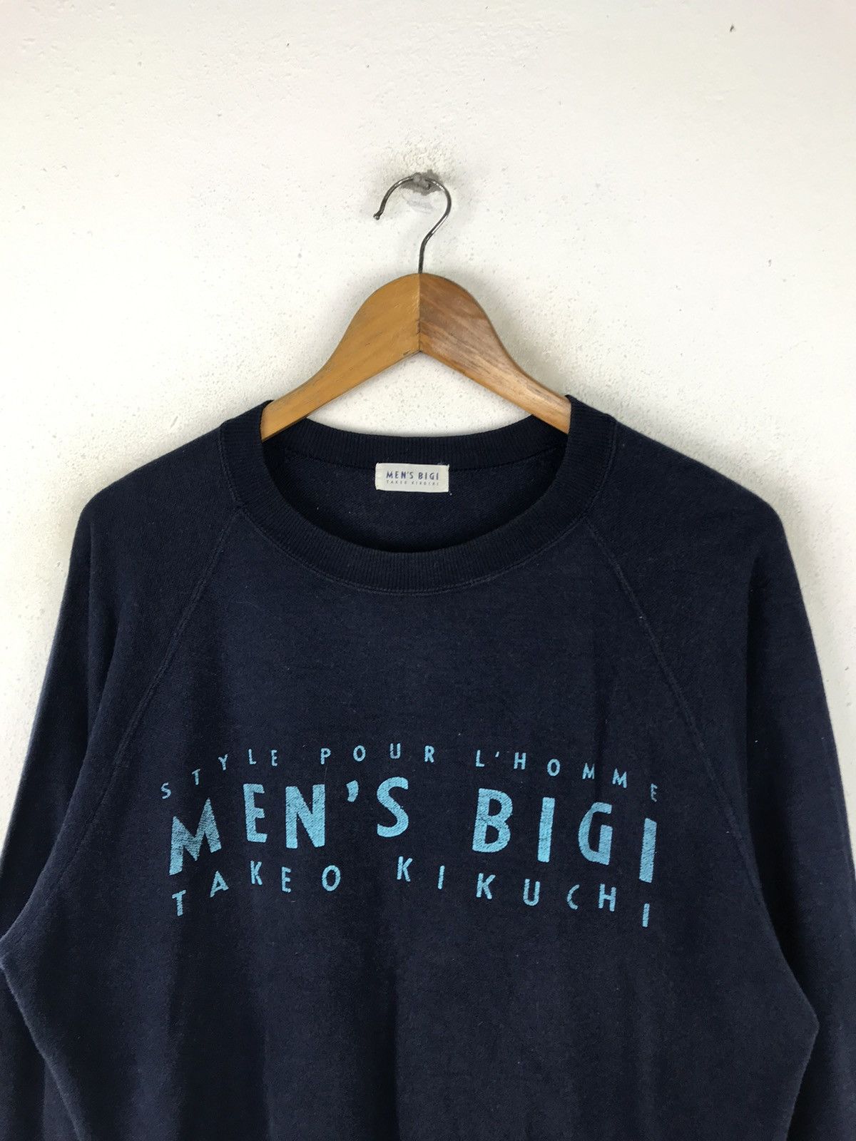 BIGI × Takeo Kikuchi × Vintage STYLE POUR HOMME MENS BIGI TAKEO KIKUCHI SWEATSHIRT Size US M / EU 48-50 / 2 - 5 Thumbnail