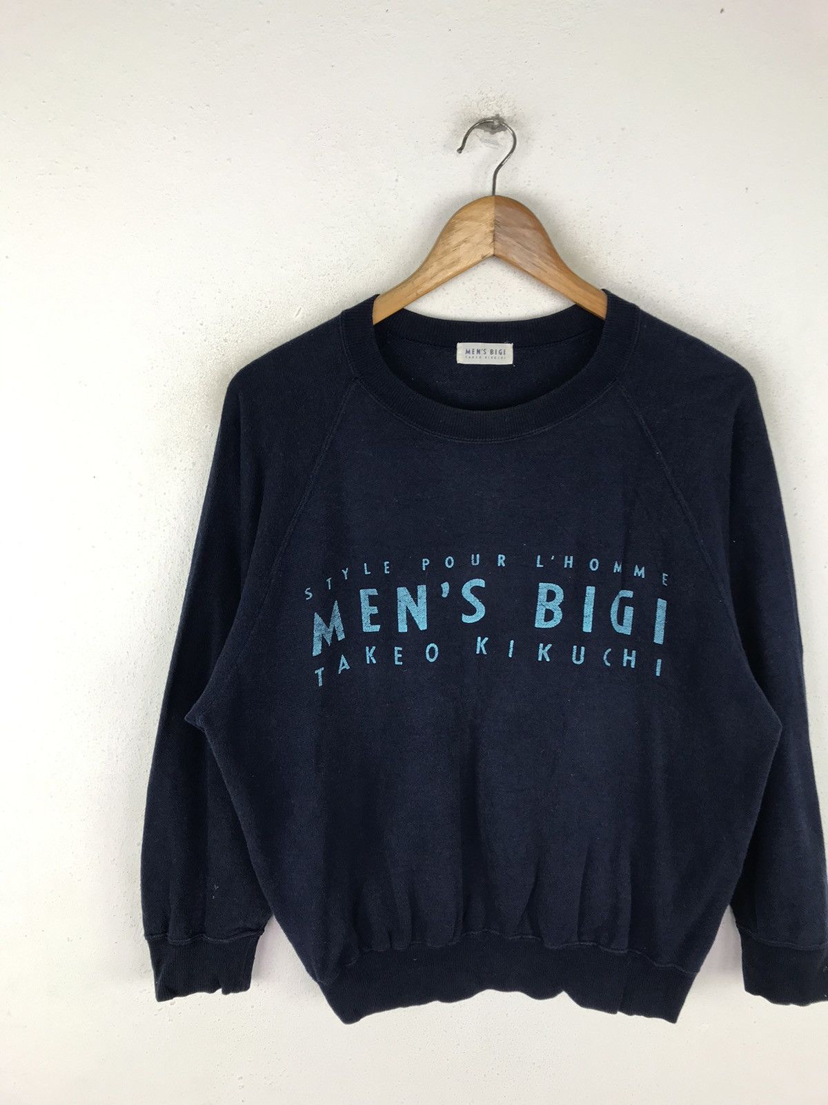 BIGI × Takeo Kikuchi × Vintage STYLE POUR HOMME MENS BIGI TAKEO KIKUCHI SWEATSHIRT Size US M / EU 48-50 / 2 - 4 Thumbnail