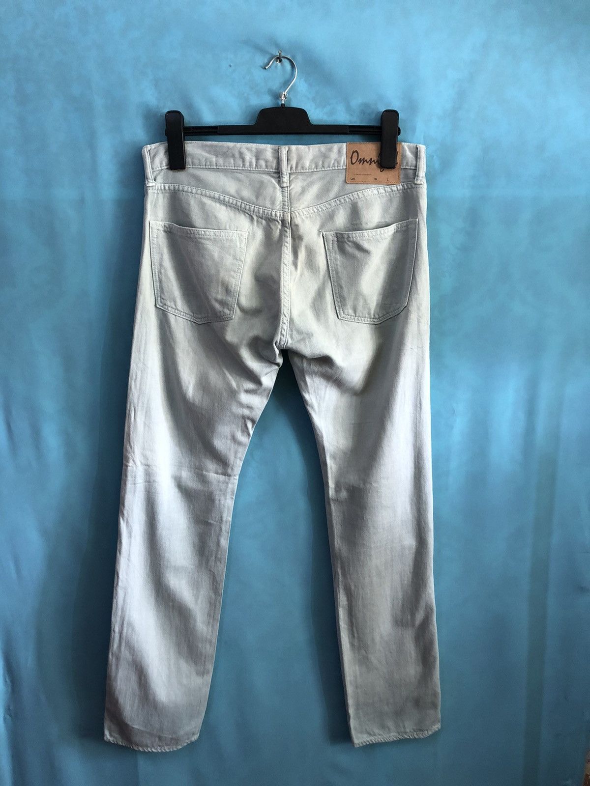 OMNIGOD clear blue summer jeans #1983 Size US 32 / EU 48 - 3 Thumbnail