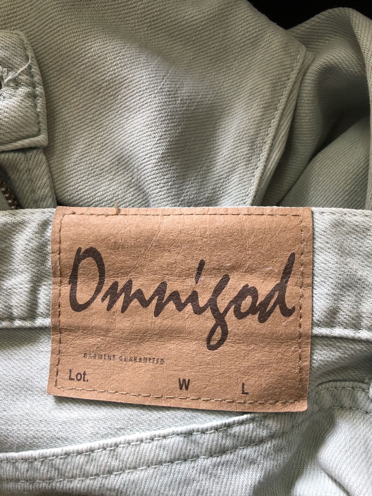 OMNIGOD clear blue summer jeans #1983 Size US 32 / EU 48 - 5 Thumbnail