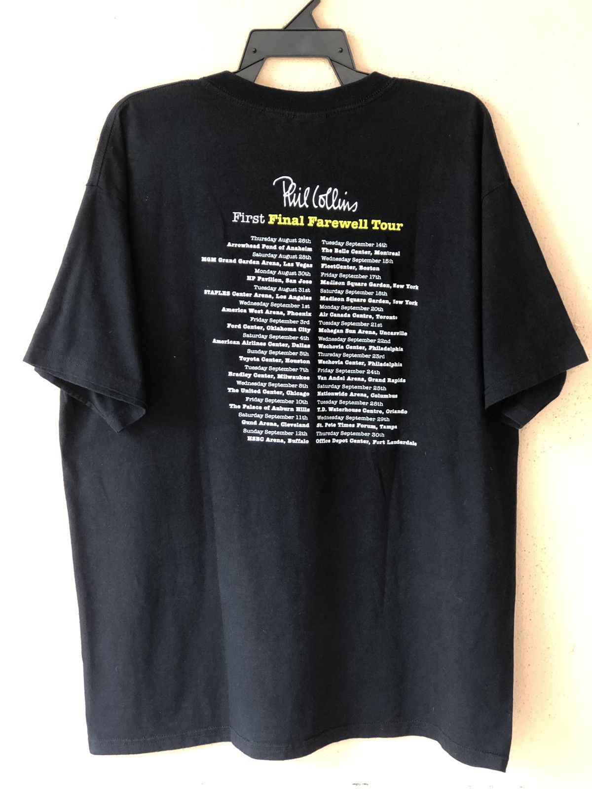Band Tees Vintage 00s Phil Collins First Final Farewell Tour Tee Size US XL / EU 56 / 4 - 7 Thumbnail