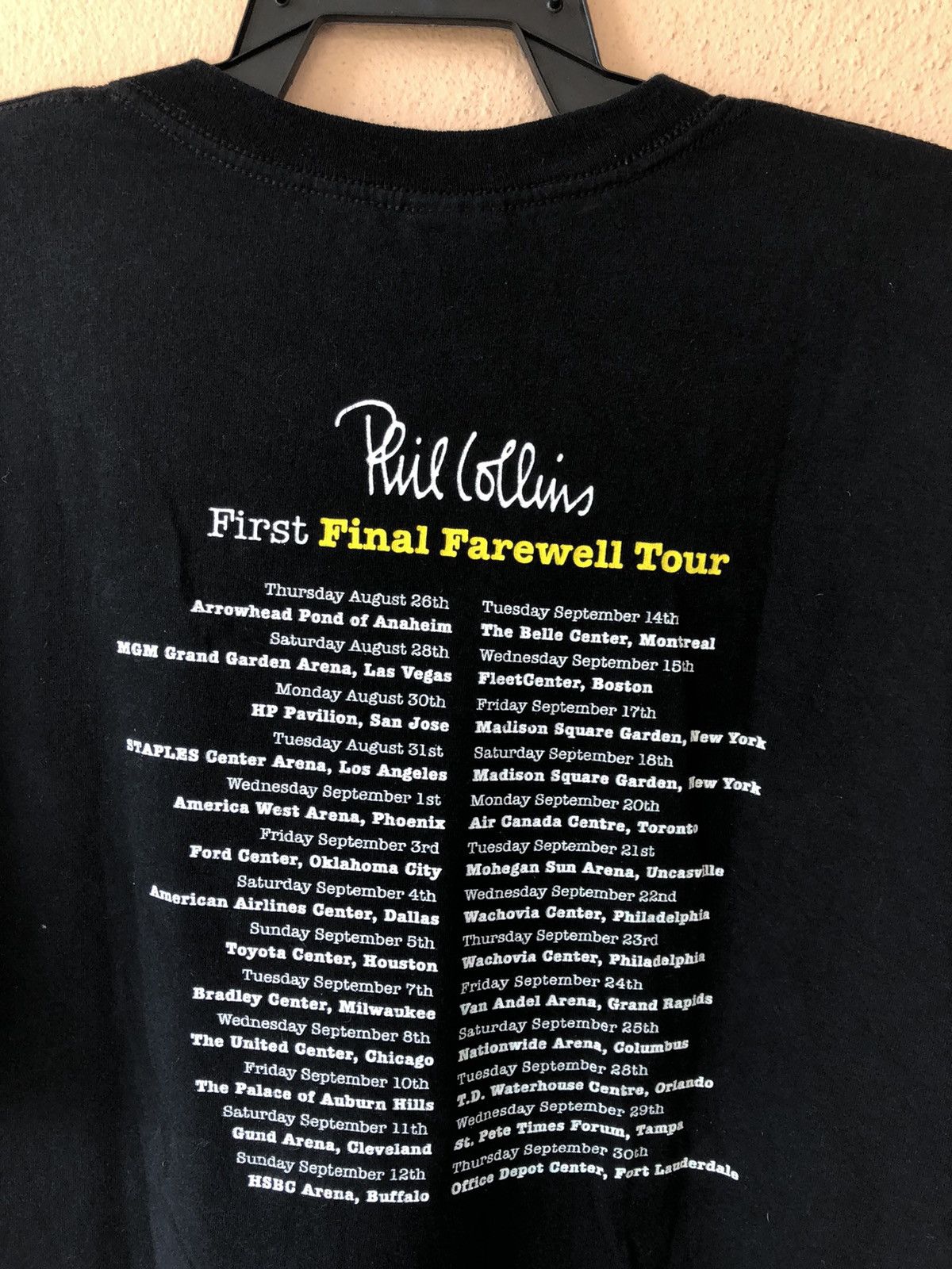 Band Tees Vintage 00s Phil Collins First Final Farewell Tour Tee Size US XL / EU 56 / 4 - 6 Thumbnail