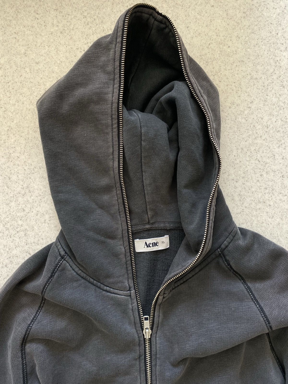 Acne Studios Acne zip up hood Size US XL / EU 56 / 4 - 2 Thumbnail
