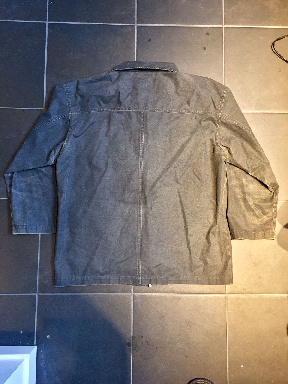 Vintage Vintage sun faded workwear parka canvas jacket Size US L / EU 52-54 / 3 - 5 Thumbnail