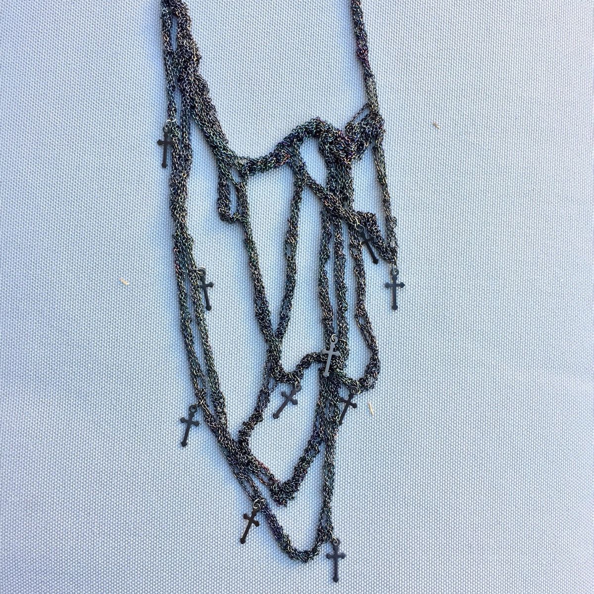 Hysteric Glamour Hysteric glamour spider web cross necklace Size ONE SIZE - 3 Thumbnail