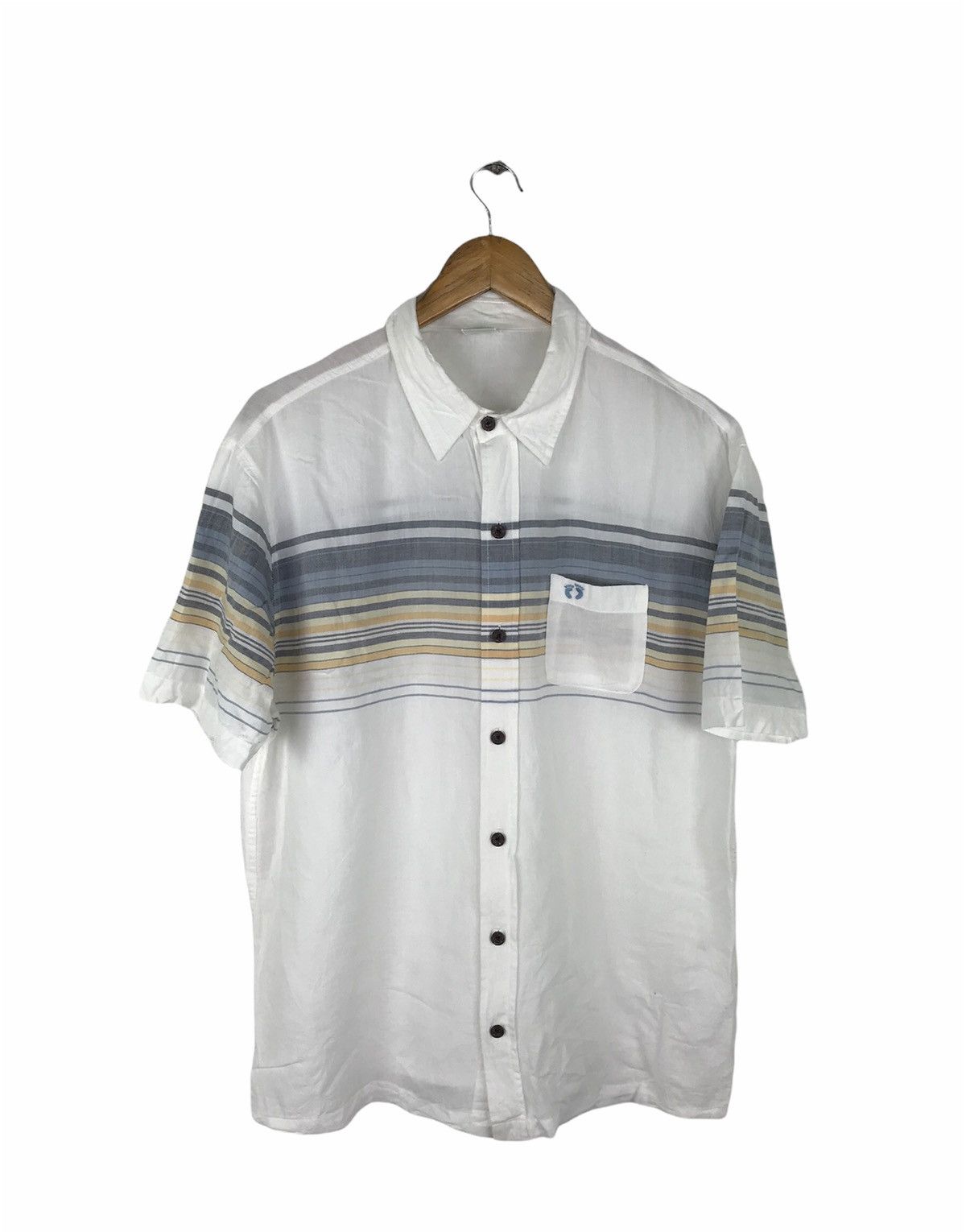 Hang Ten HANG TEN BUTTON UPS SHIRT NICE DESIGN Size US XL / EU 56 / 4 - 1 Thumbnail