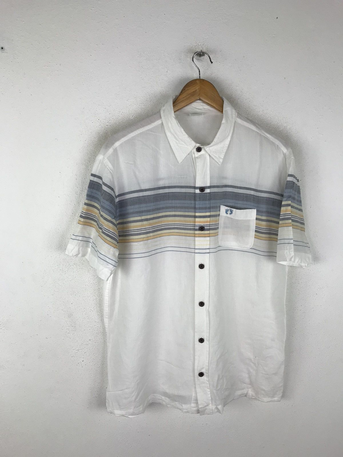 Hang Ten HANG TEN BUTTON UPS SHIRT NICE DESIGN Size US XL / EU 56 / 4 - 4 Thumbnail