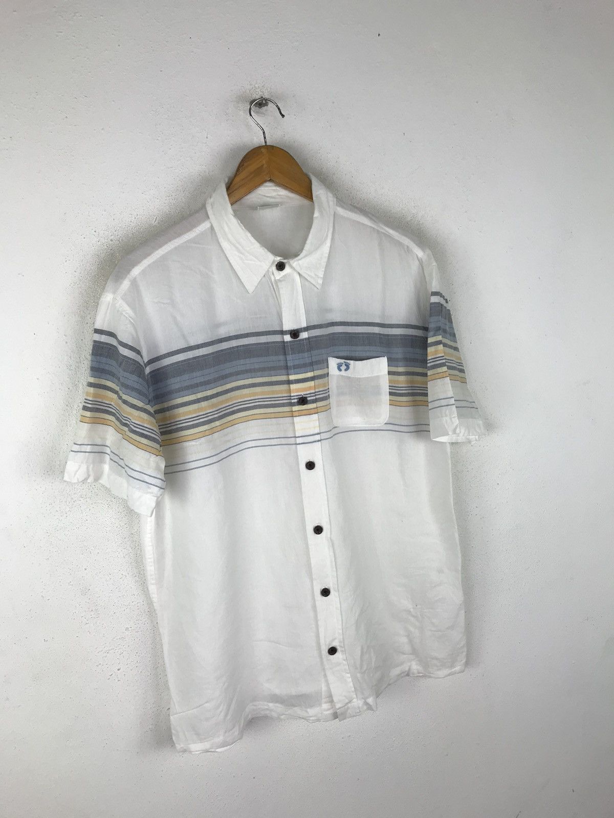 Hang Ten HANG TEN BUTTON UPS SHIRT NICE DESIGN Size US XL / EU 56 / 4 - 3 Thumbnail