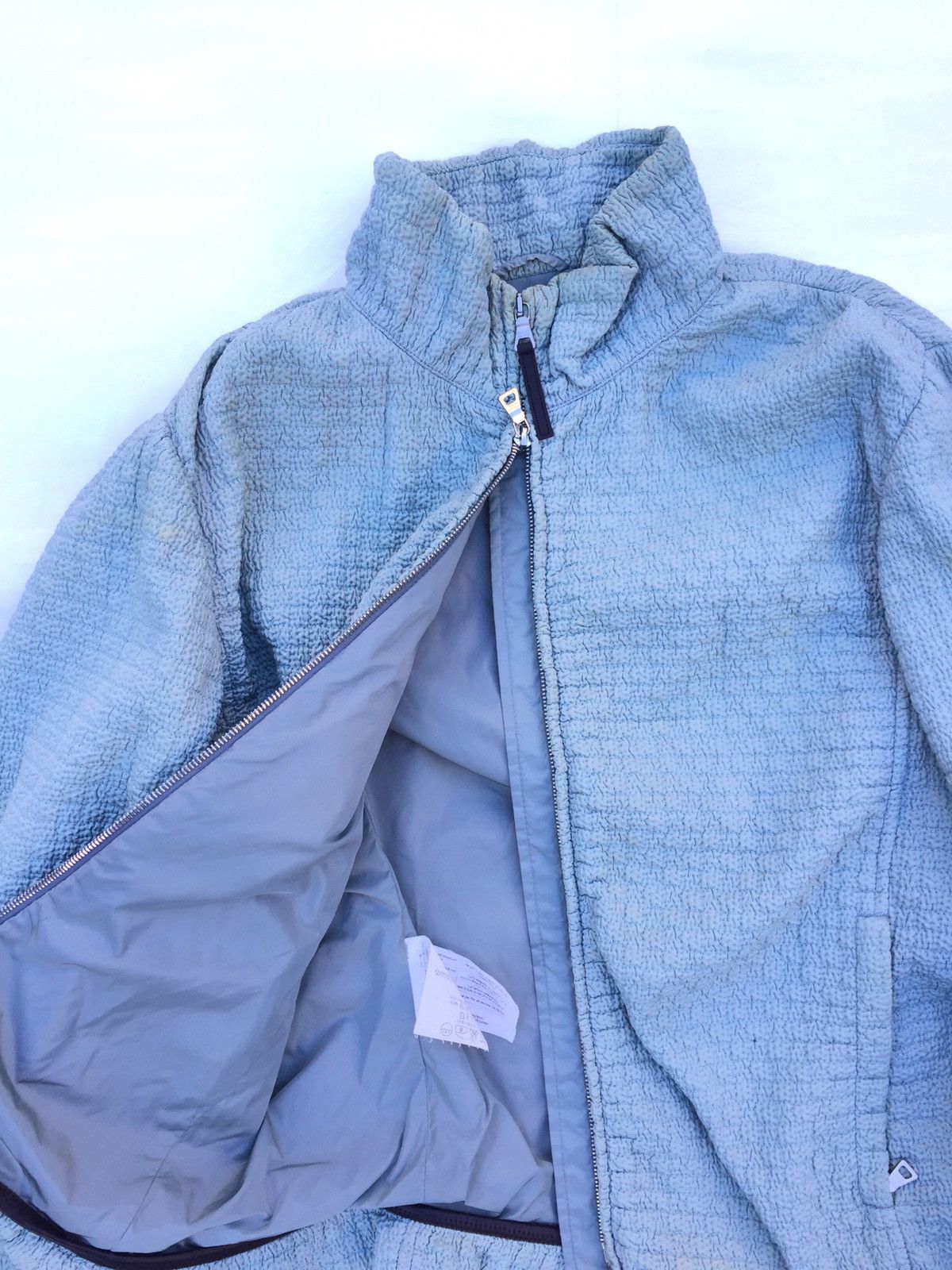 Prada Prada Sport *Fits M* 1990s Textured Twisted Seam Jacket Size US XS / EU 42 / 0 - 2 Thumbnail