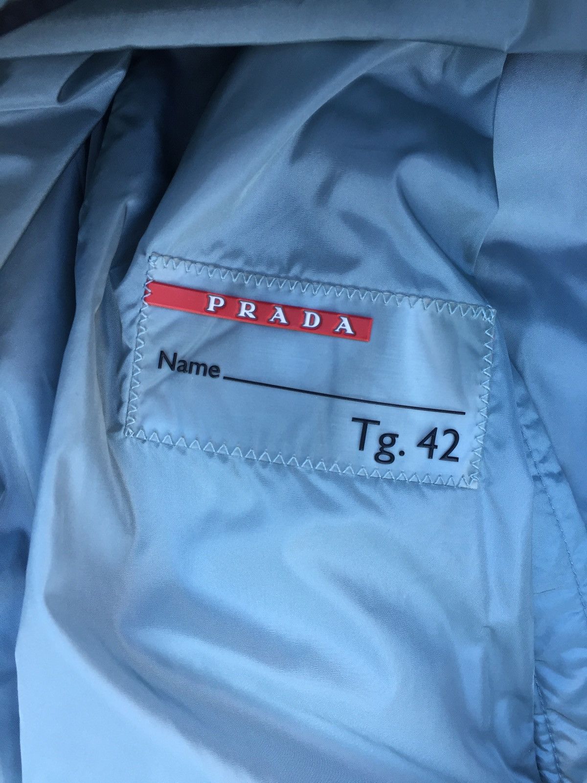 Prada Prada Sport *Fits M* 1990s Textured Twisted Seam Jacket Size US XS / EU 42 / 0 - 8 Thumbnail