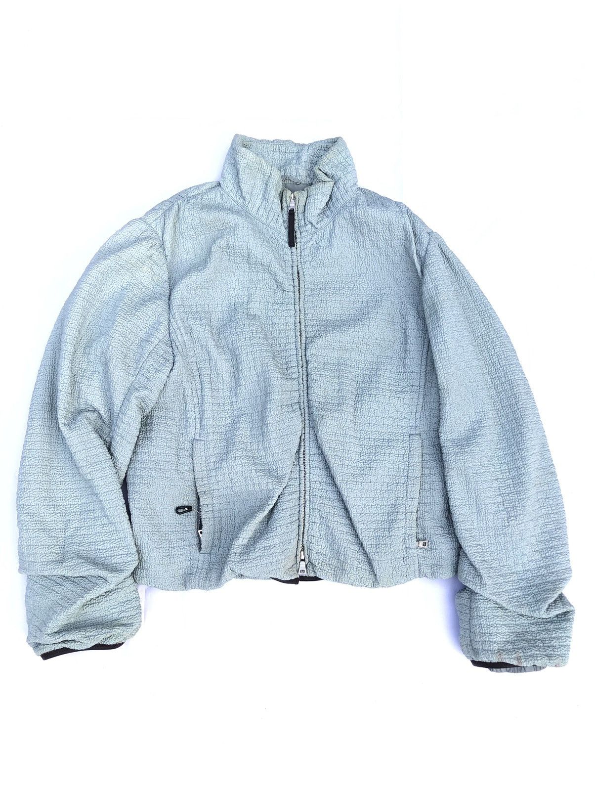 Prada Prada Sport *Fits M* 1990s Textured Twisted Seam Jacket Size US XS / EU 42 / 0 - 1 Thumbnail