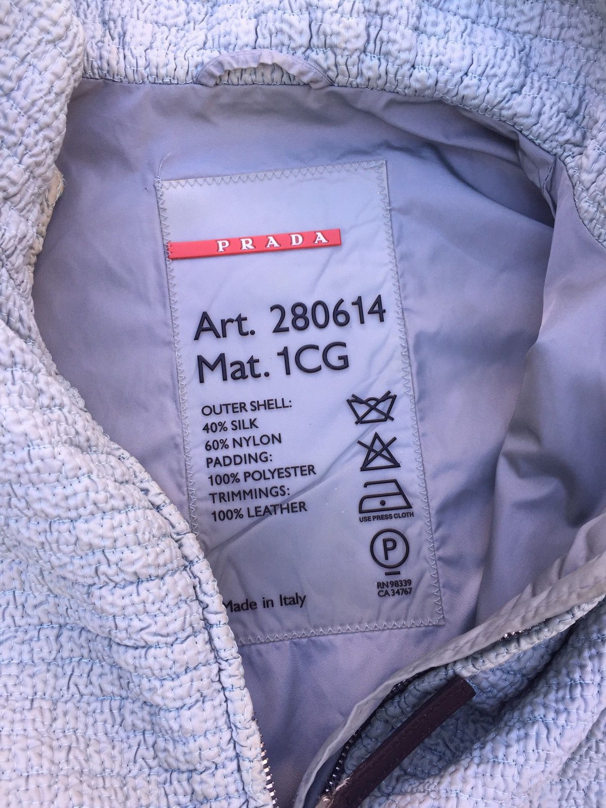 Prada Prada Sport *Fits M* 1990s Textured Twisted Seam Jacket Size US XS / EU 42 / 0 - 7 Thumbnail