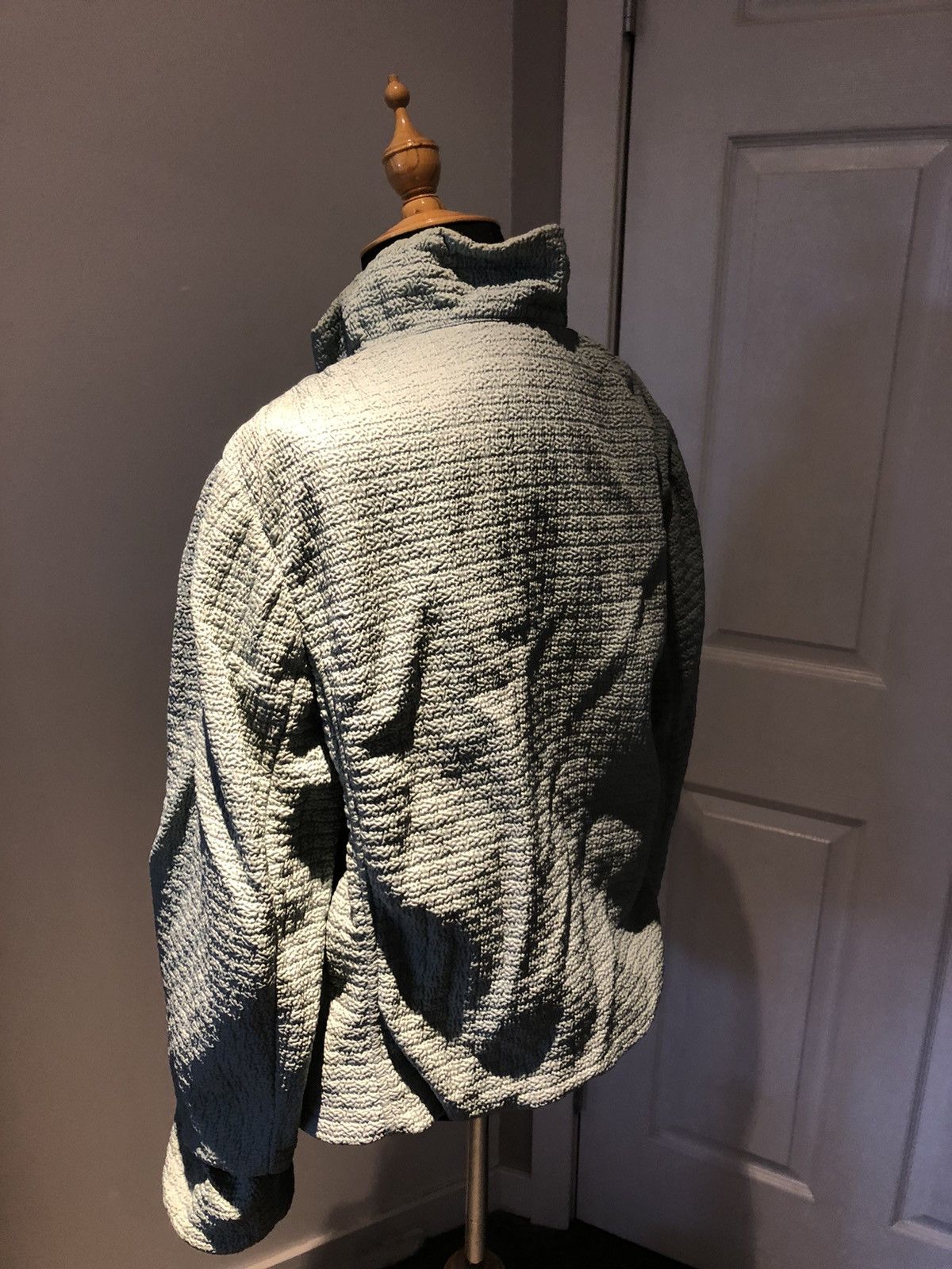 Prada Prada Sport *Fits M* 1990s Textured Twisted Seam Jacket Size US XS / EU 42 / 0 - 15 Thumbnail
