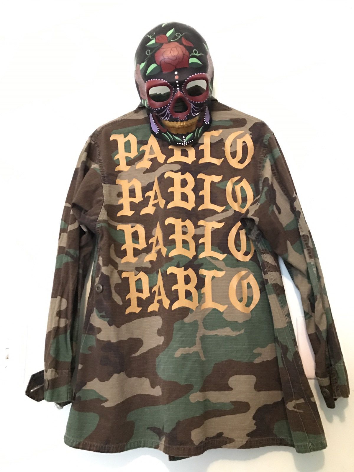 Kanye west camo jacket online