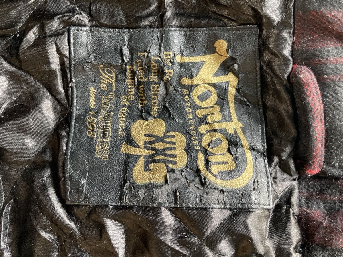Norton Norton Motorcycle Checkered Jacket Size US L / EU 52-54 / 3 - 10 Thumbnail