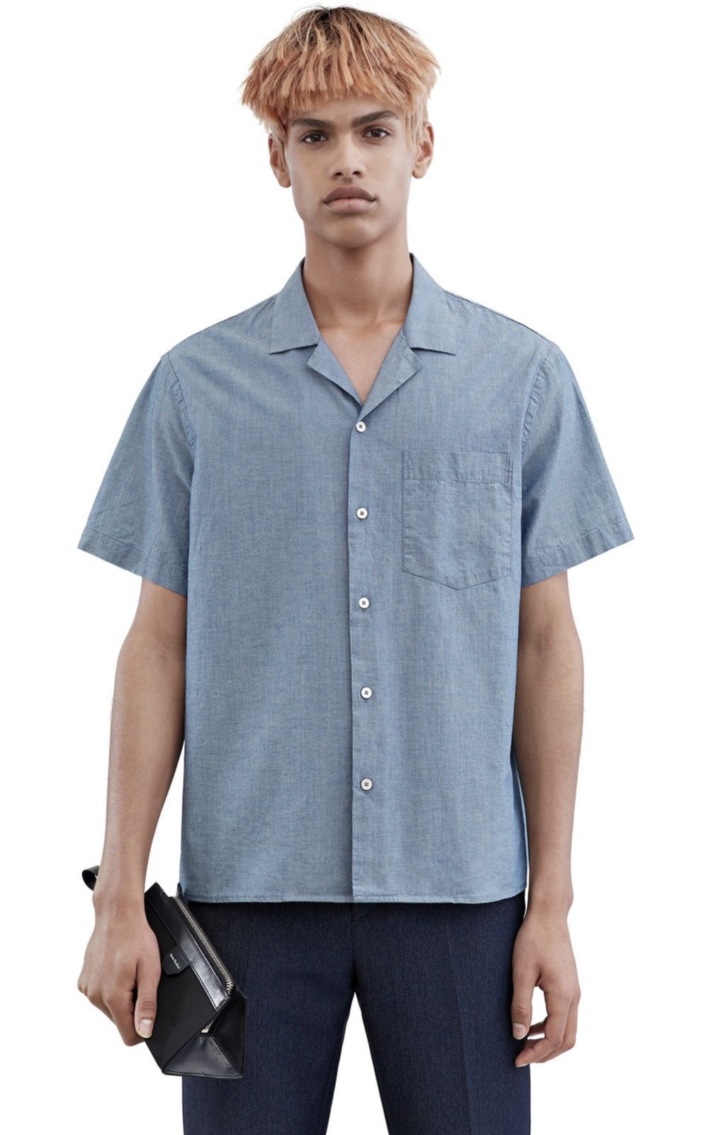 Acne Studios BLUE ODY POCKET PSS16 CAMP SHIRT BOXY FIT OVERSIZED | Grailed