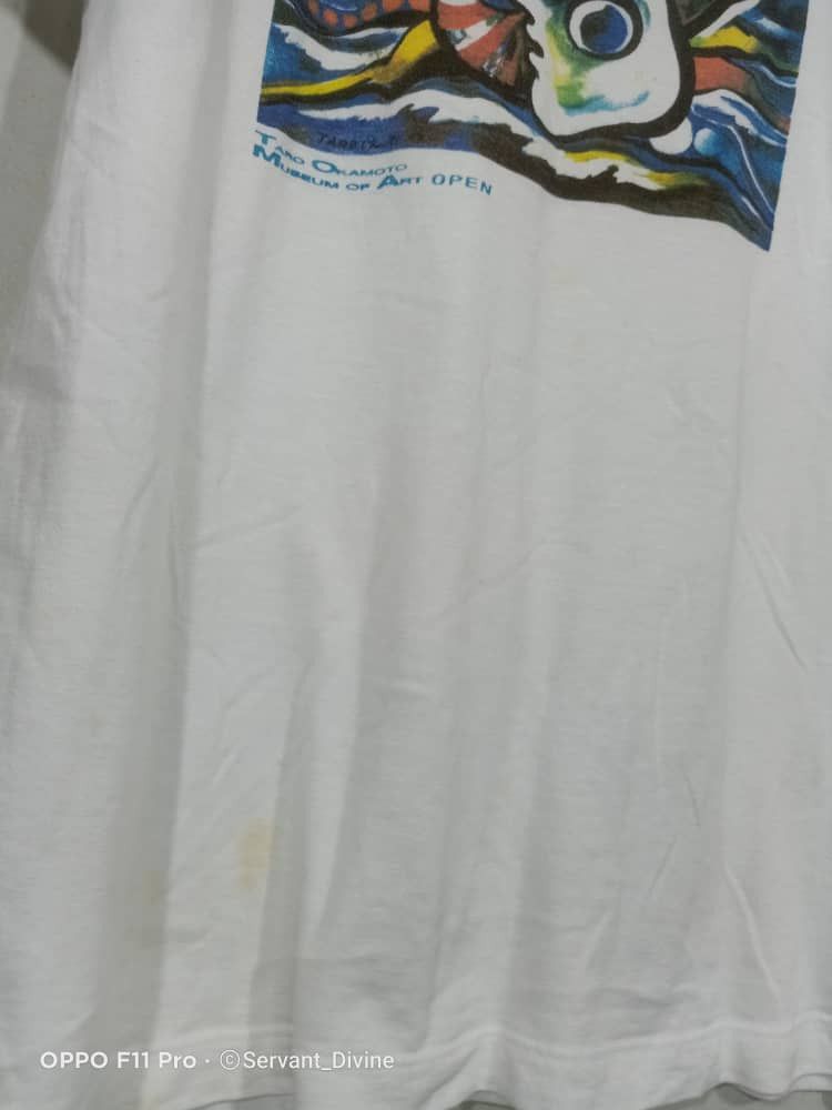Designer Vtg Taro Okamoto Museum Of Art Open Commemorative T-shirt Size US L / EU 52-54 / 3 - 3 Thumbnail